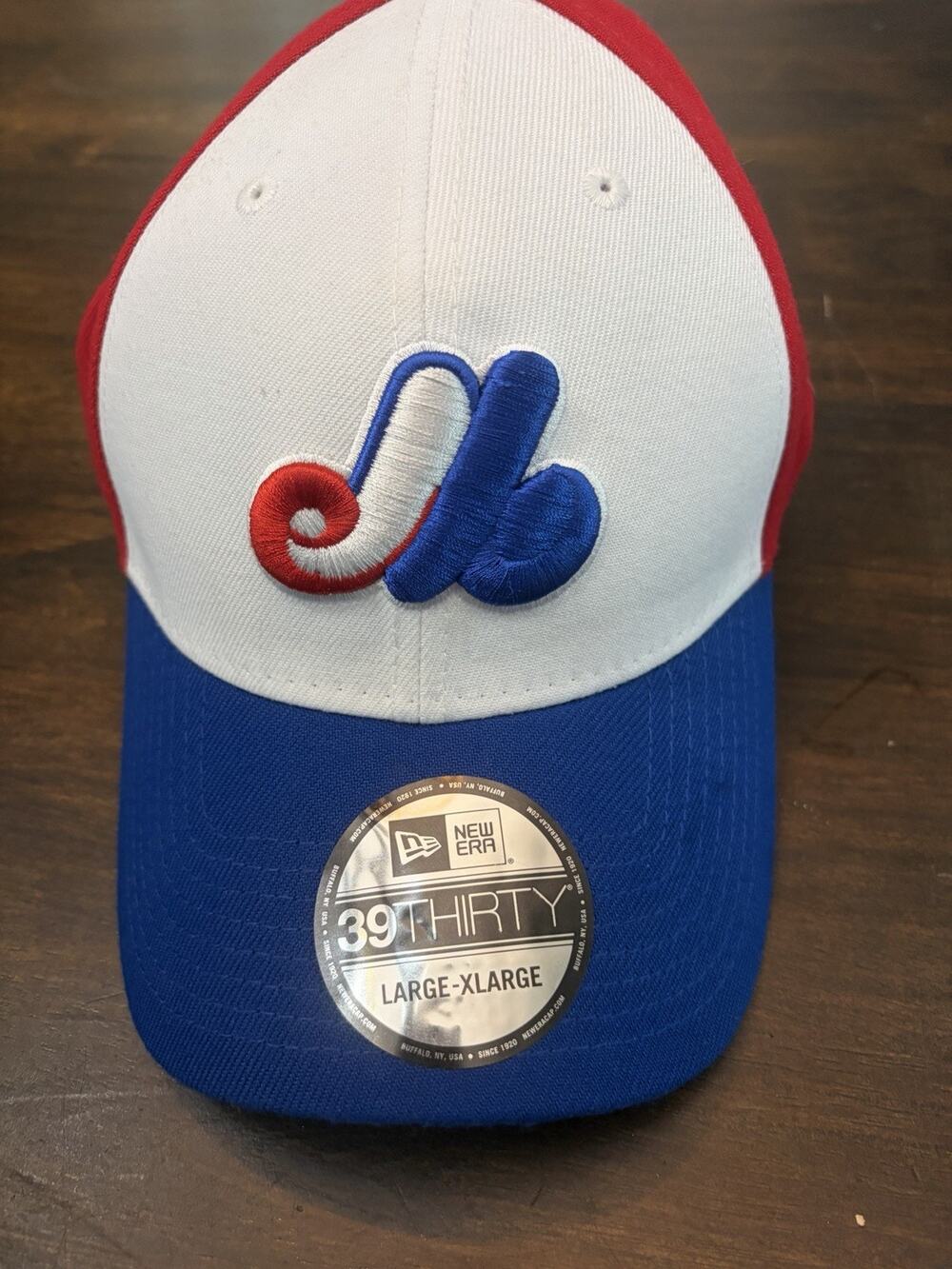 New Era 39fifty Cooperstown Montreal Expos Red White Blue Snapback Hat Cap
